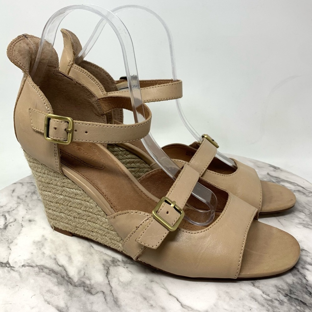 Corso Como Hello Ankle Strap Open Toe Leather Esp… - image 1